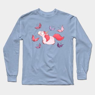 Pink Unicorn Long Sleeve T-Shirt